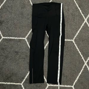 Fast and Free high-rise crop 19” inseam (mid-calf) in Black